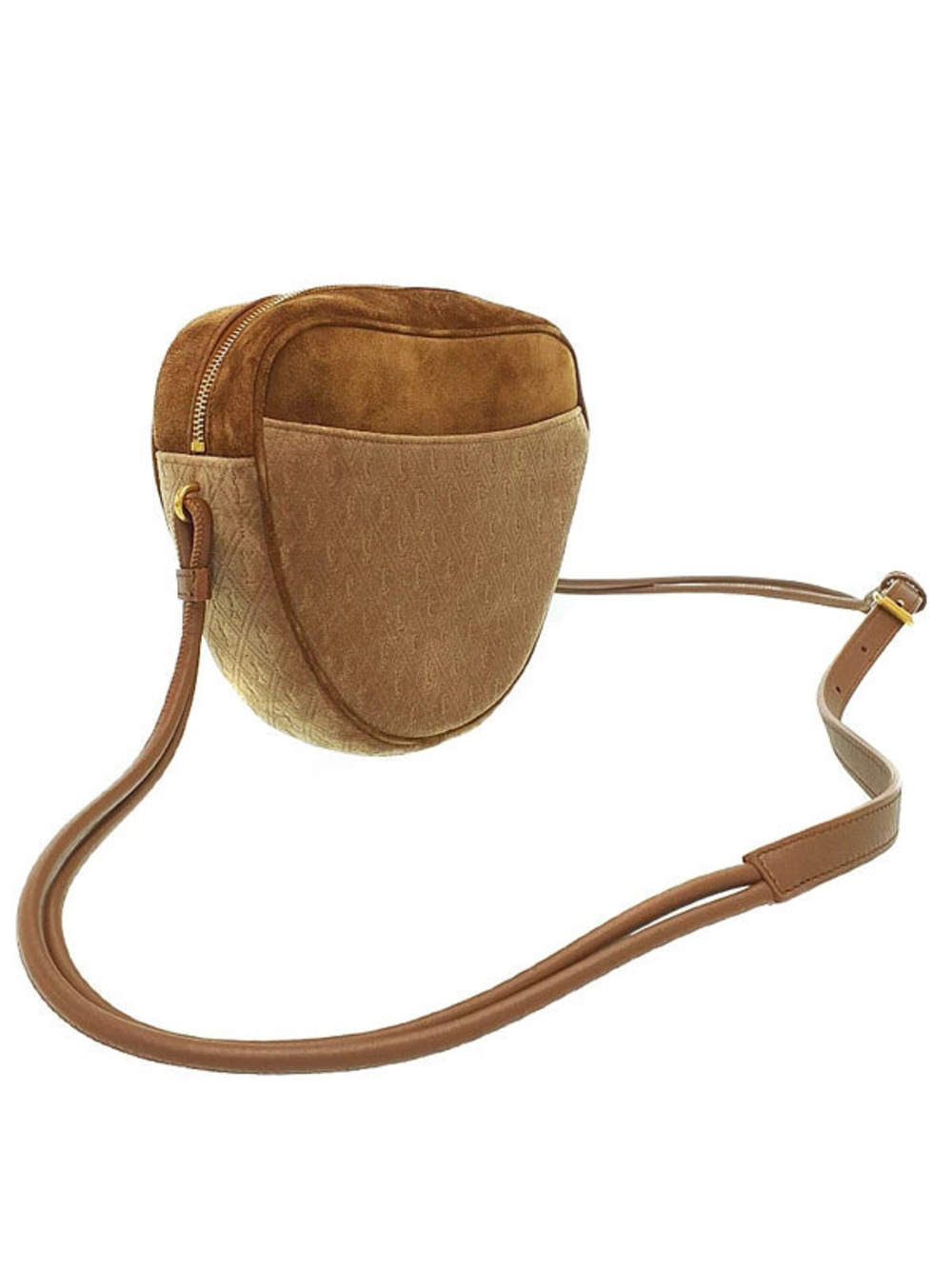 Saint Laurent Paris Monogram Saint Le Cool Shoulder Bag PARIS Brown